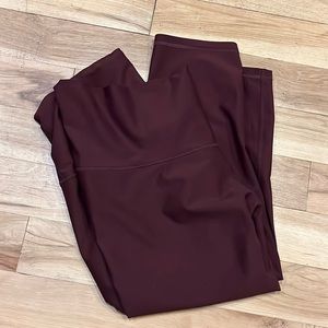 XL Powersoft Extra High Rose Legging Maroon